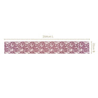 Dusty Mauve 8 Seater Cotton Water Resistant Runner 264x35cm Nestasia