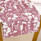 Dusty Mauve 8 Seater Cotton Water Resistant Runner 264x35cm Nestasia