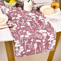 Dusty Mauve 8 Seater Cotton Water Resistant Runner 264x35cm Nestasia
