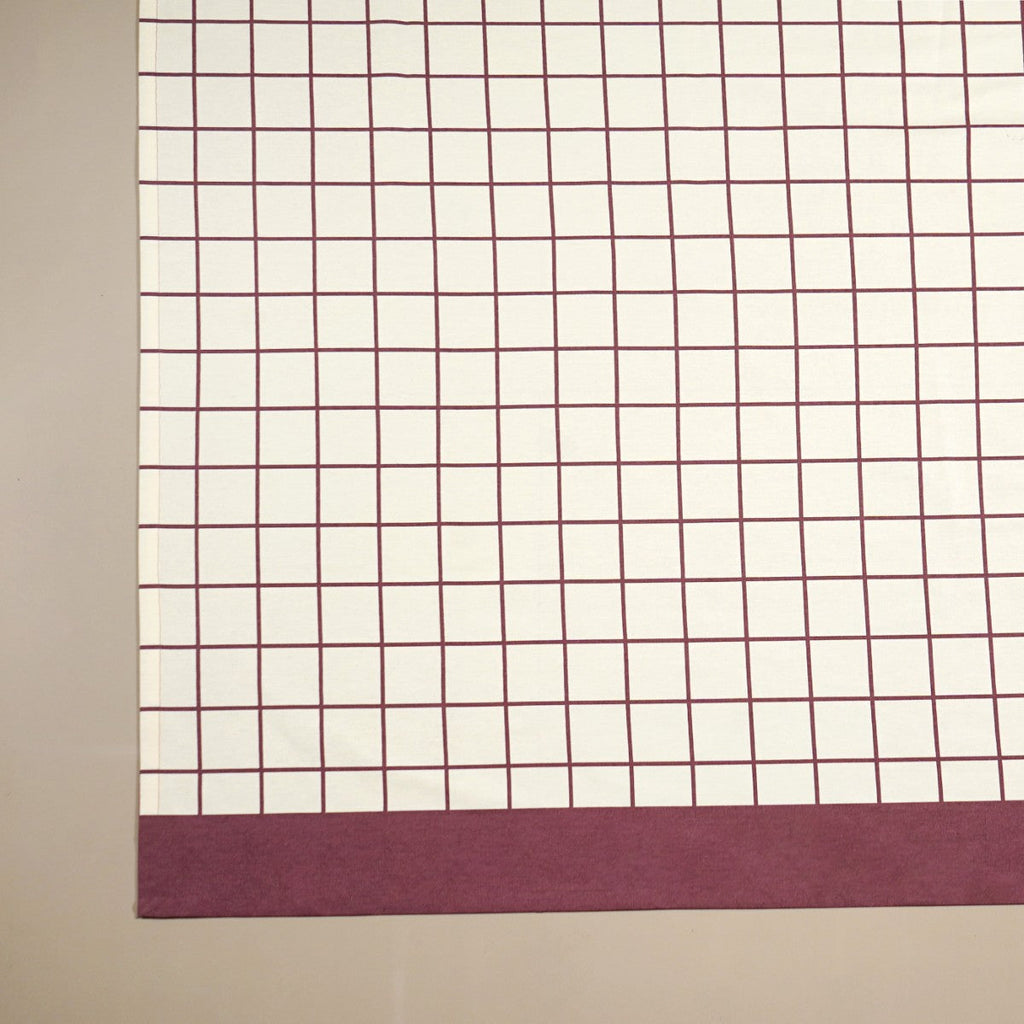 Dusty Mauve 6 Seater Pure Cotton Tablecloth 203x152cm Nestasia