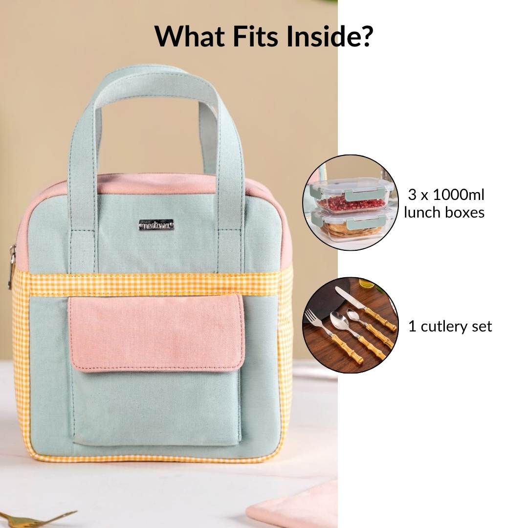Cotton Candy Insulated Lunch Bag Nestasia