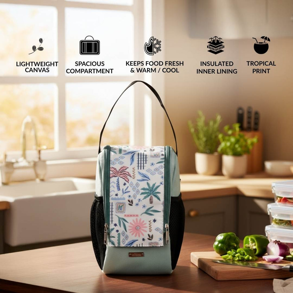 Yummy Food Insulated Lunch Bag Mint Nestasia