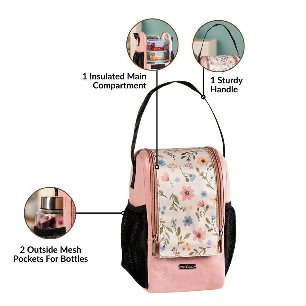 Yummy Food Insulated Lunch Bag Pink Nestasia