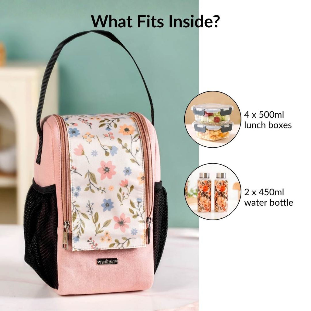 Yummy Food Insulated Lunch Bag Pink Nestasia