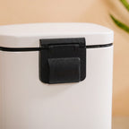 Dustro Metal Pedal Dustbin White 5000ml Nestasia
