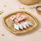 Aurette Gold Serving Platter 26x26cm Nestasia