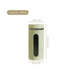 Winnie Pantry Jars With Viewing Window Set Of 4 1500ml Nestasia