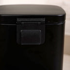 Dustro Metal Pedal Dustbin Black 5000ml Nestasia