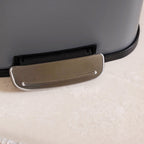 Dustro Metal Pedal Dustbin Grey 5000ml Nestasia