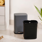 Dustro Metal Pedal Dustbin Grey 5000ml Nestasia