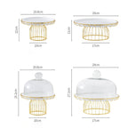 Metallic Cake Stand 11 Inch Nestasia