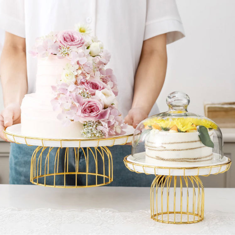 Metallic Cake Stand 8 inch Nestasia