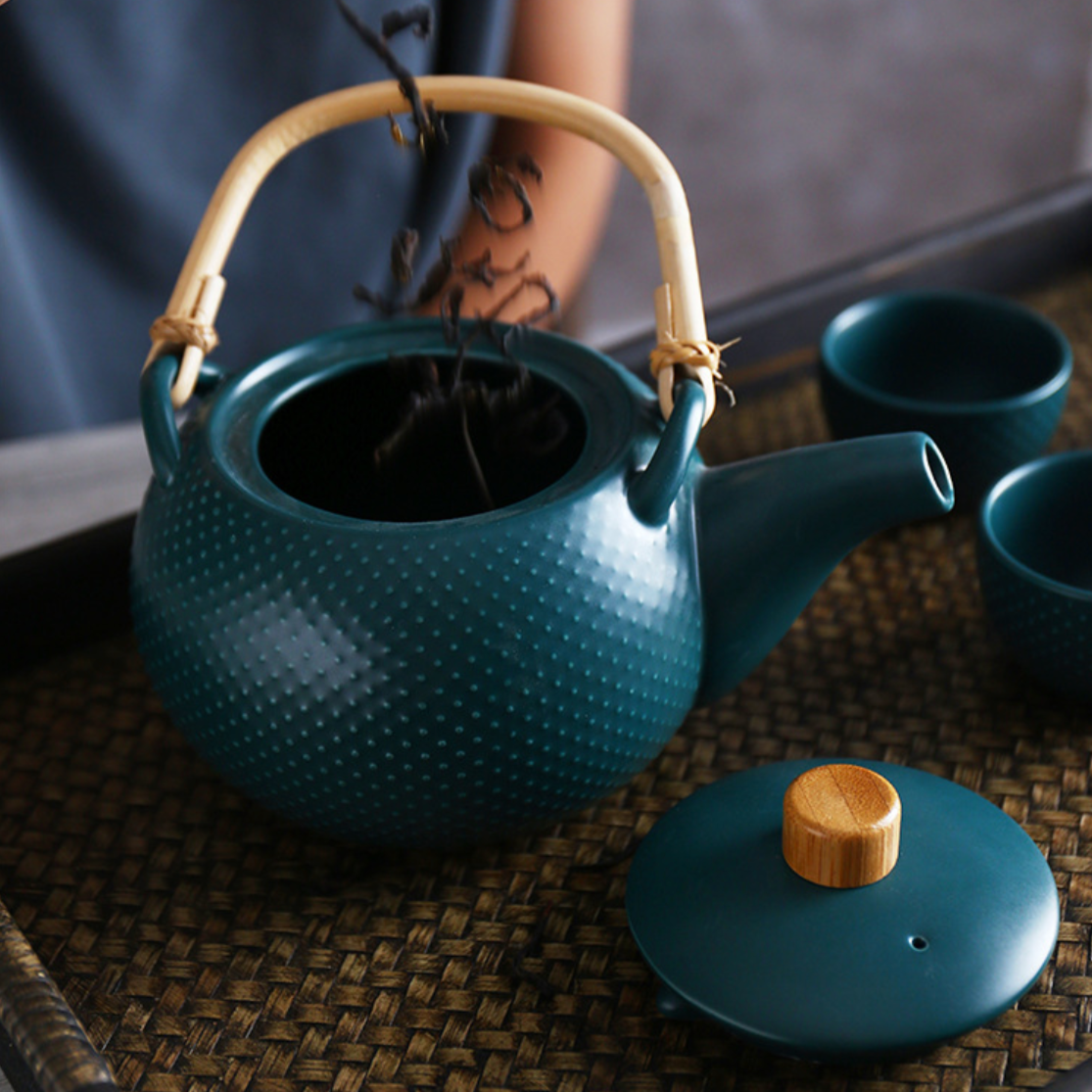Midnight Green Tea set Nestasia