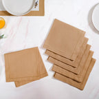 Midori Complete Table Linen Set With Mats Napkins Runner And Table Cloth In Brown Nestasia