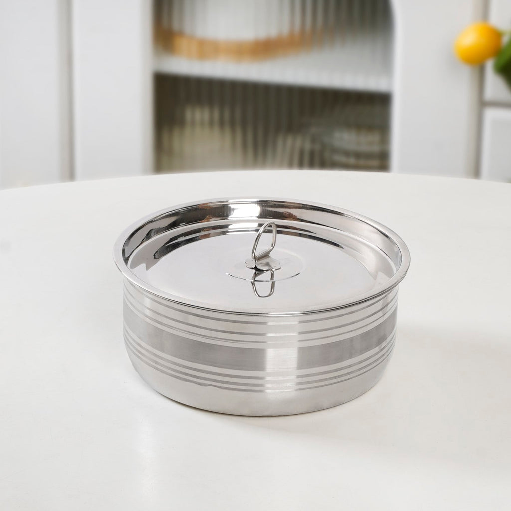 Stainless Steel Serving Storage Container Set Of 5 Nestasia