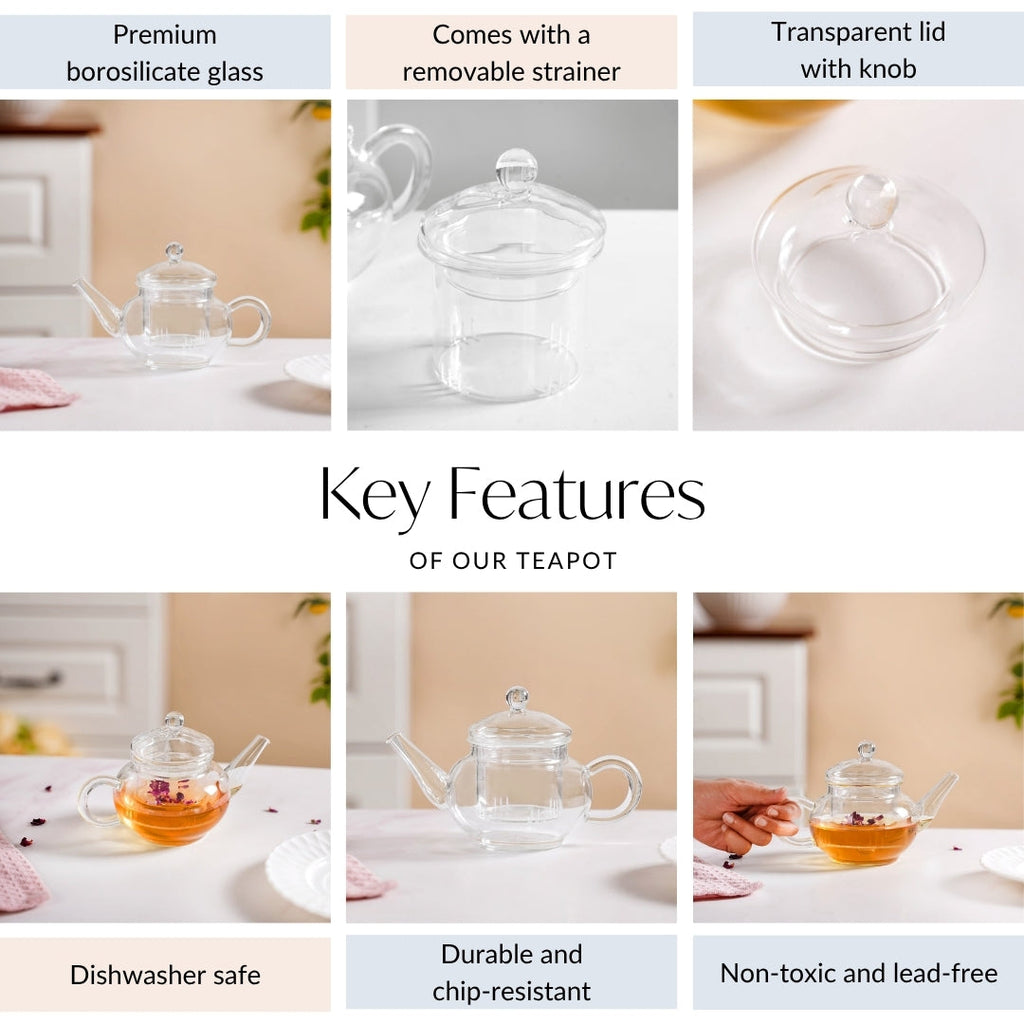 Mini Teapot With Infuser 150ml Nestasia