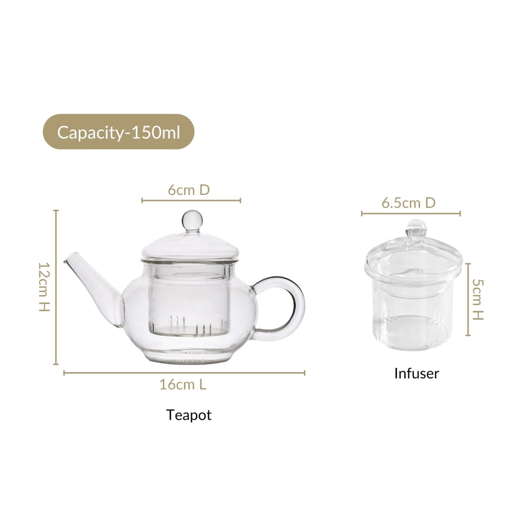 Mini Teapot With Infuser 150ml Nestasia