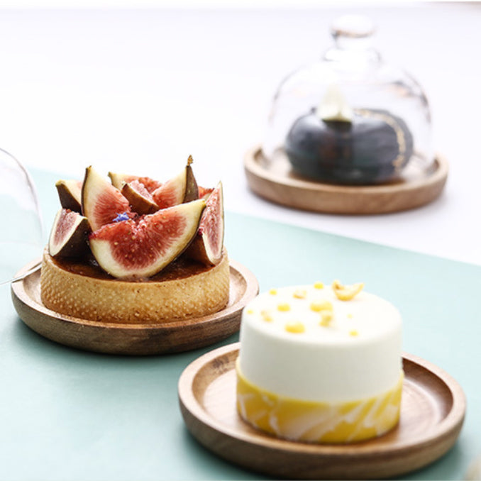 Mini Cake Stand With Dome Nestasia