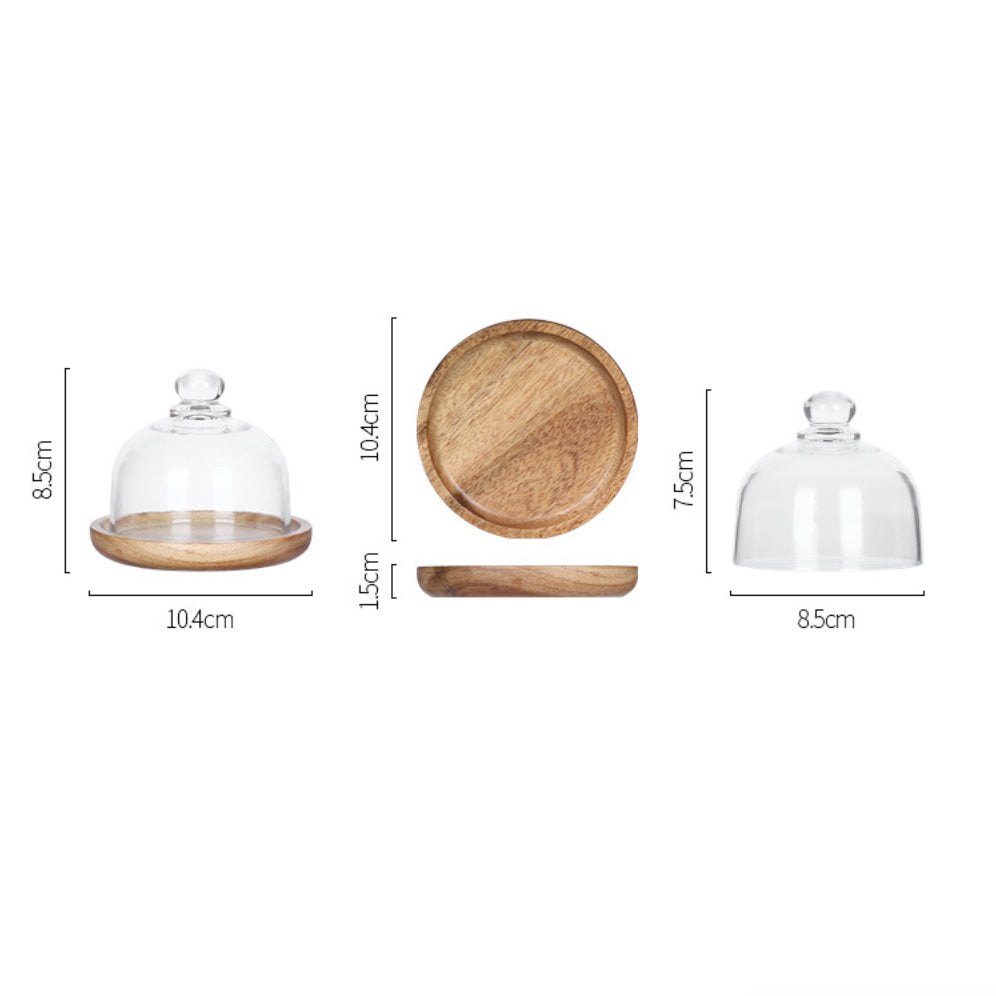 Mini Cake Stand With Dome Nestasia