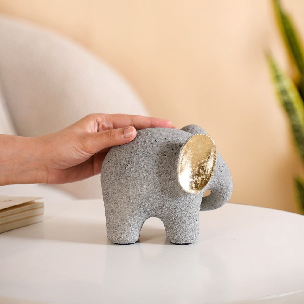 Minimalist Elephant Sculpture Home Decor Nestasia