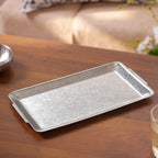 Minimalist Stainless Steel Tray Large 32x16cm Nestasia