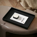 Minimalist Rectangle Organiser Tray Black Nestasia