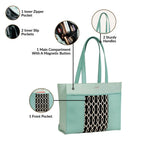 Mintdew Jacquard Tote Bag Nestasia