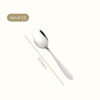 Mirror Finish Spoon Set Of 12 Nestasia