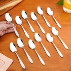 Mirror Finish Spoon Set Of 12 Nestasia