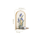 Mirrorwork Lippan Wall Tealight Holder Set Of 2 Royal Blue Nestasia