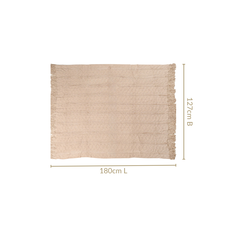 Mocha Mousse Throw Nestasia