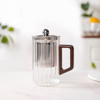 Modern Fluted Glass 2 In 1 Infuser Mug 500ml Nestasia