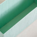 Modern Fluted Balcony Planter Mint Nestasia