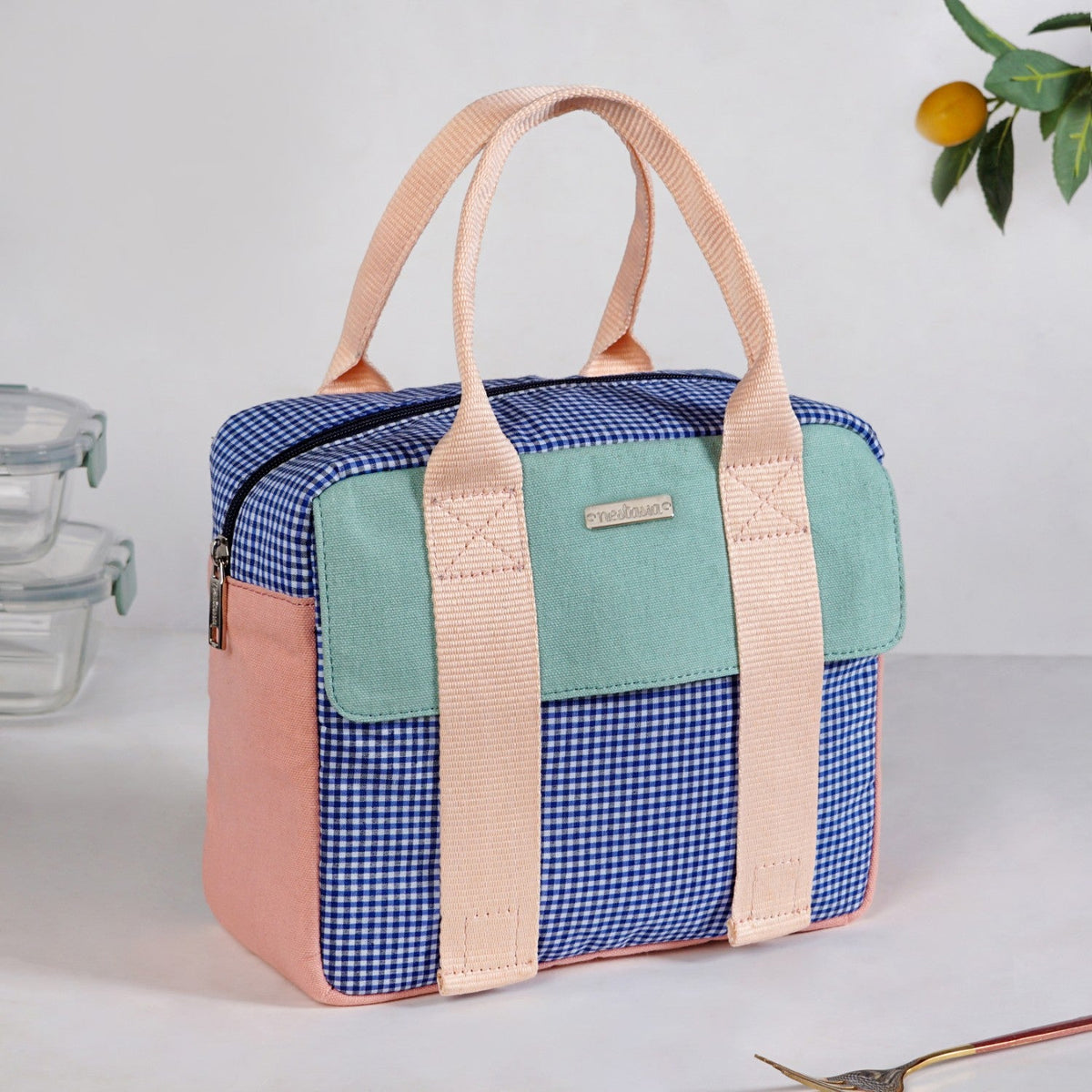 Bento Pop Multicolour Insulated Lunch Bag Nestasia