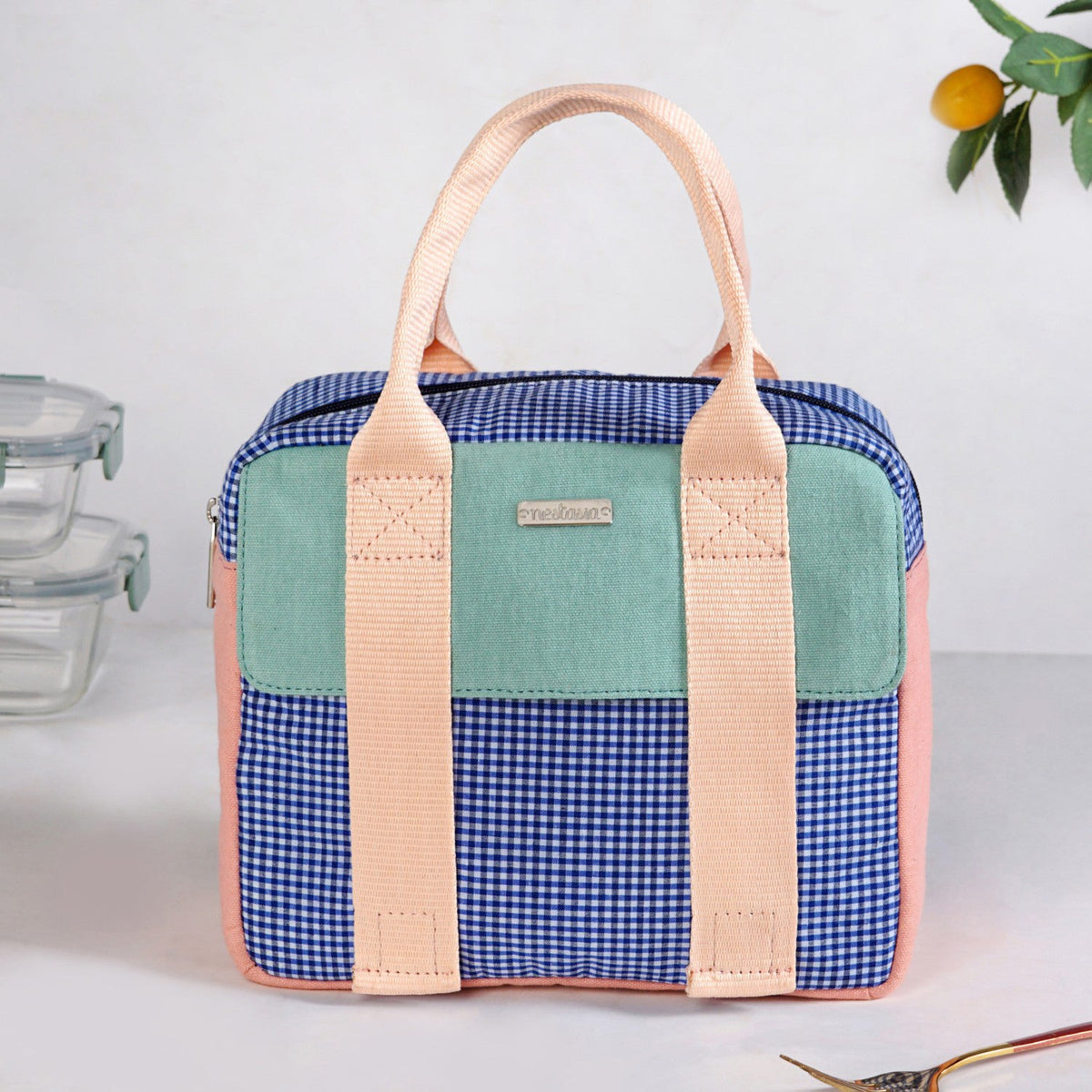 Bento Pop Multicolour Insulated Lunch Bag Nestasia