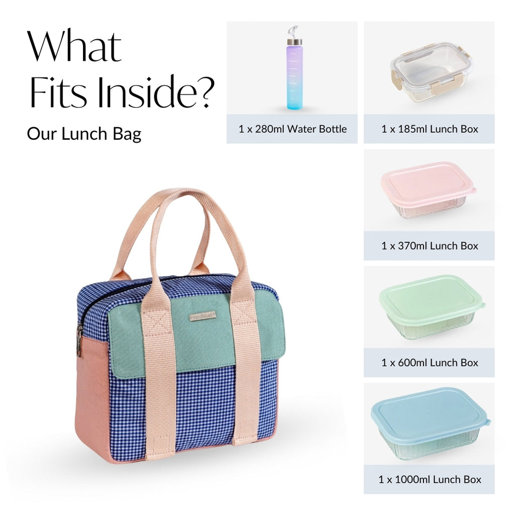 Bento Pop Multicolour Insulated Lunch Bag Nestasia