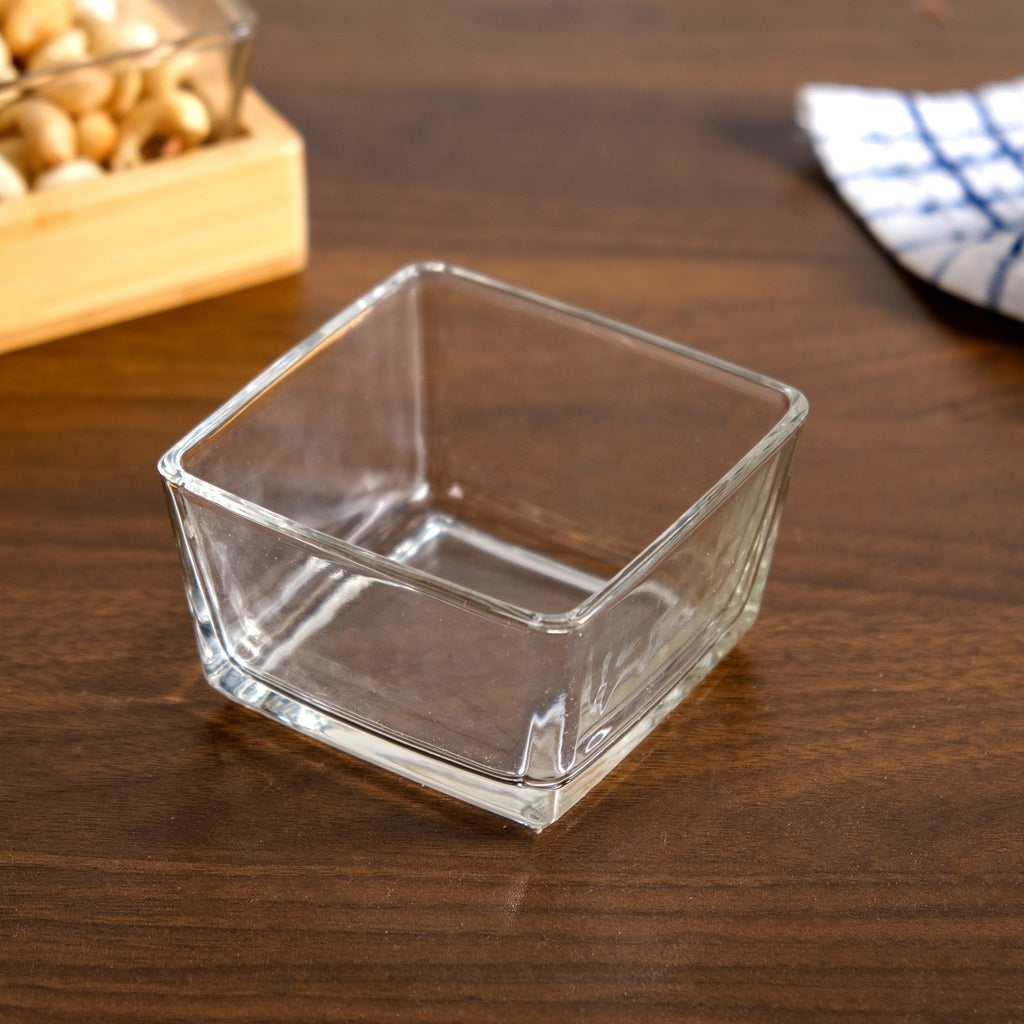 3 Glass Serving Bowl And Tray Set Nestasia