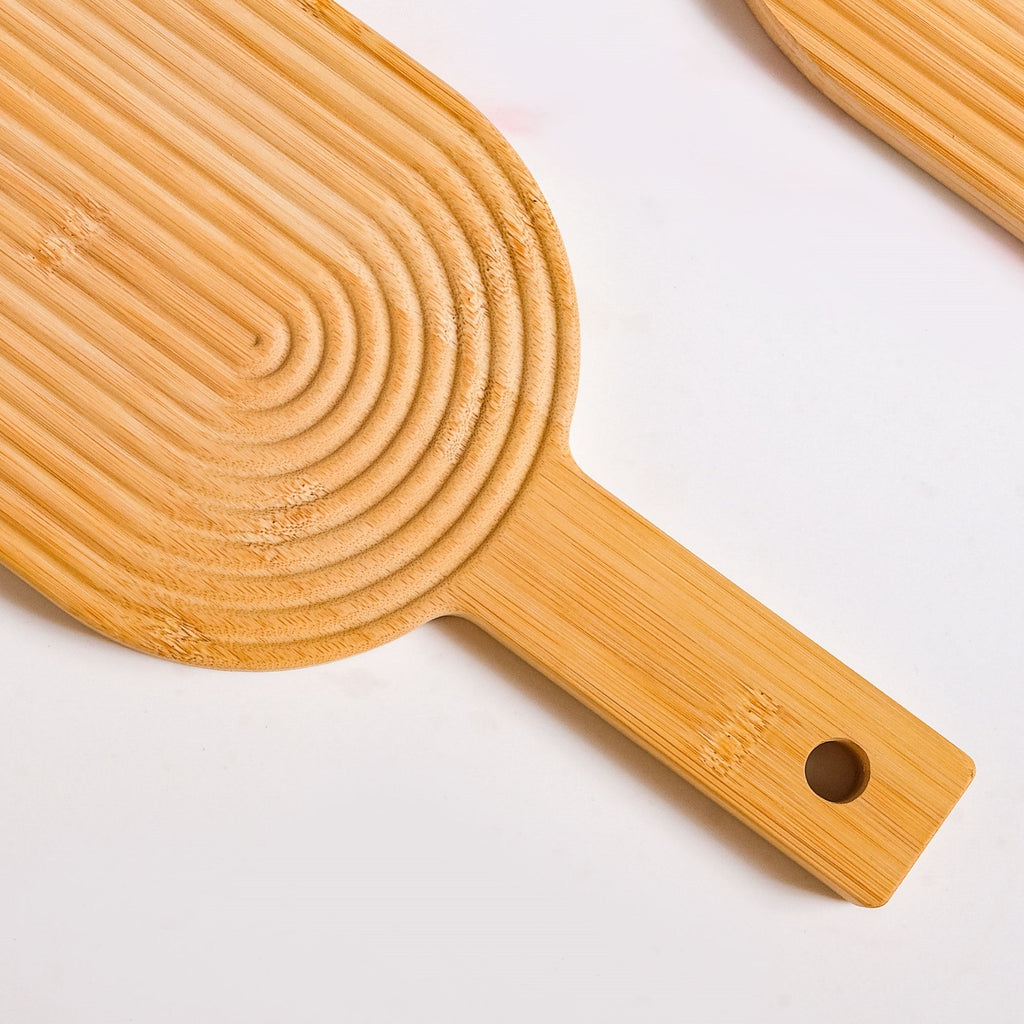 Zen Garden Spirals Wooden Serving Tray 20 Inch Nestasia