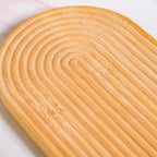 Zen Garden Spirals Wooden Serving Tray 20 Inch Nestasia
