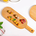 Zen Garden Spirals Wooden Serving Tray 20 Inch Nestasia