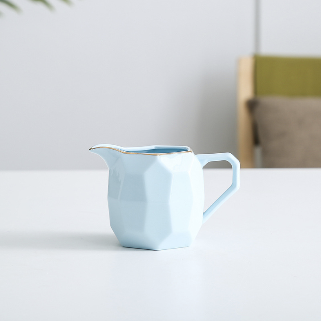 Modern Tea Set Blue Nestasia