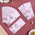 Gold Lotus Gift Envelope For Cash Set Of 12 Lavender Nestasia