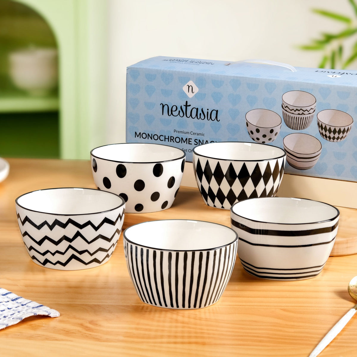 Noiri Snack Bowl Set Of 5 350ml Nestasia