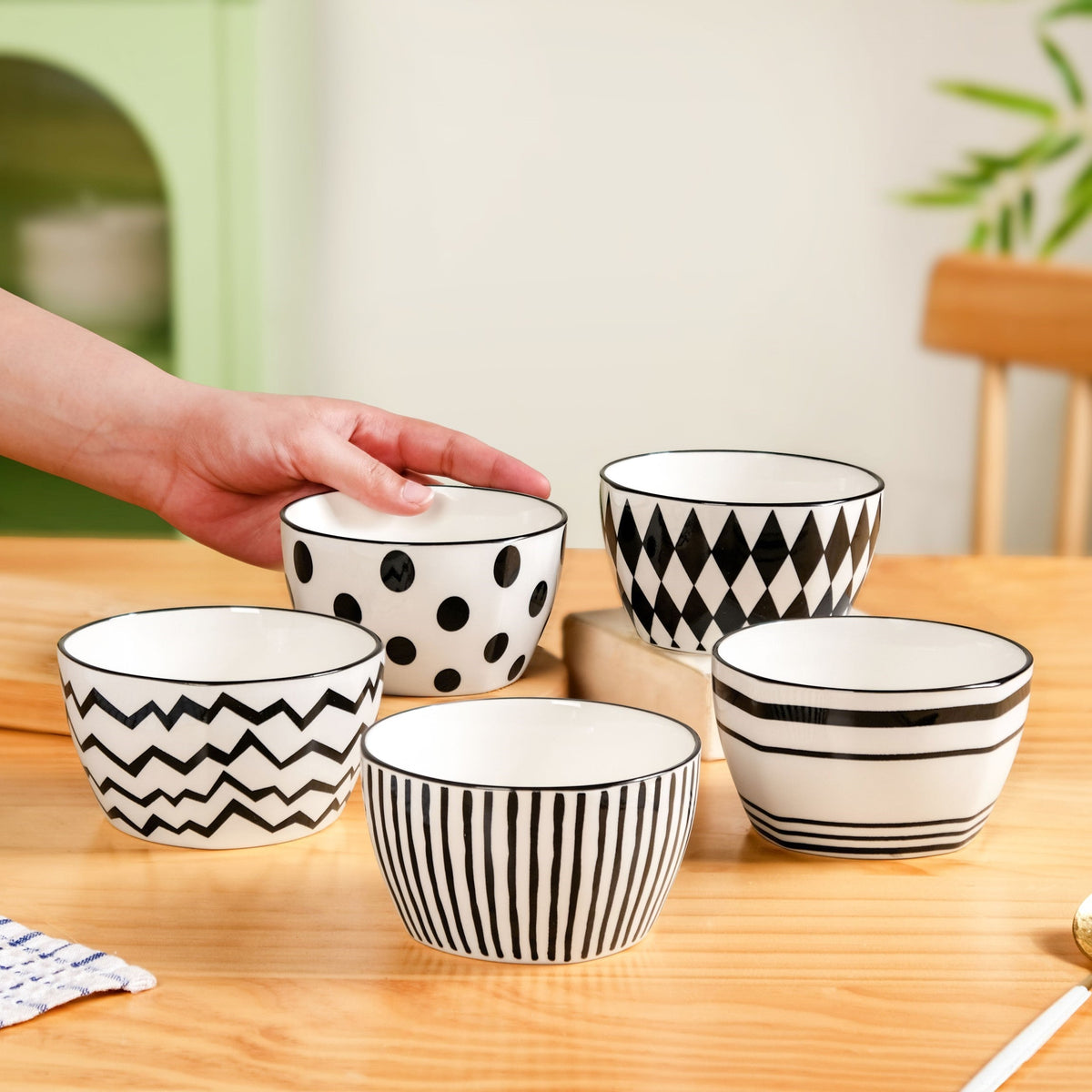 Noiri Snack Bowl Set Of 5 350ml Nestasia