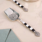 Black And White French Vintage Brass Serving Spoon Set Of 2 Nestasia