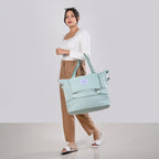 Montara Expandable Foldable Luxe Travel Bag Mint Nestasia