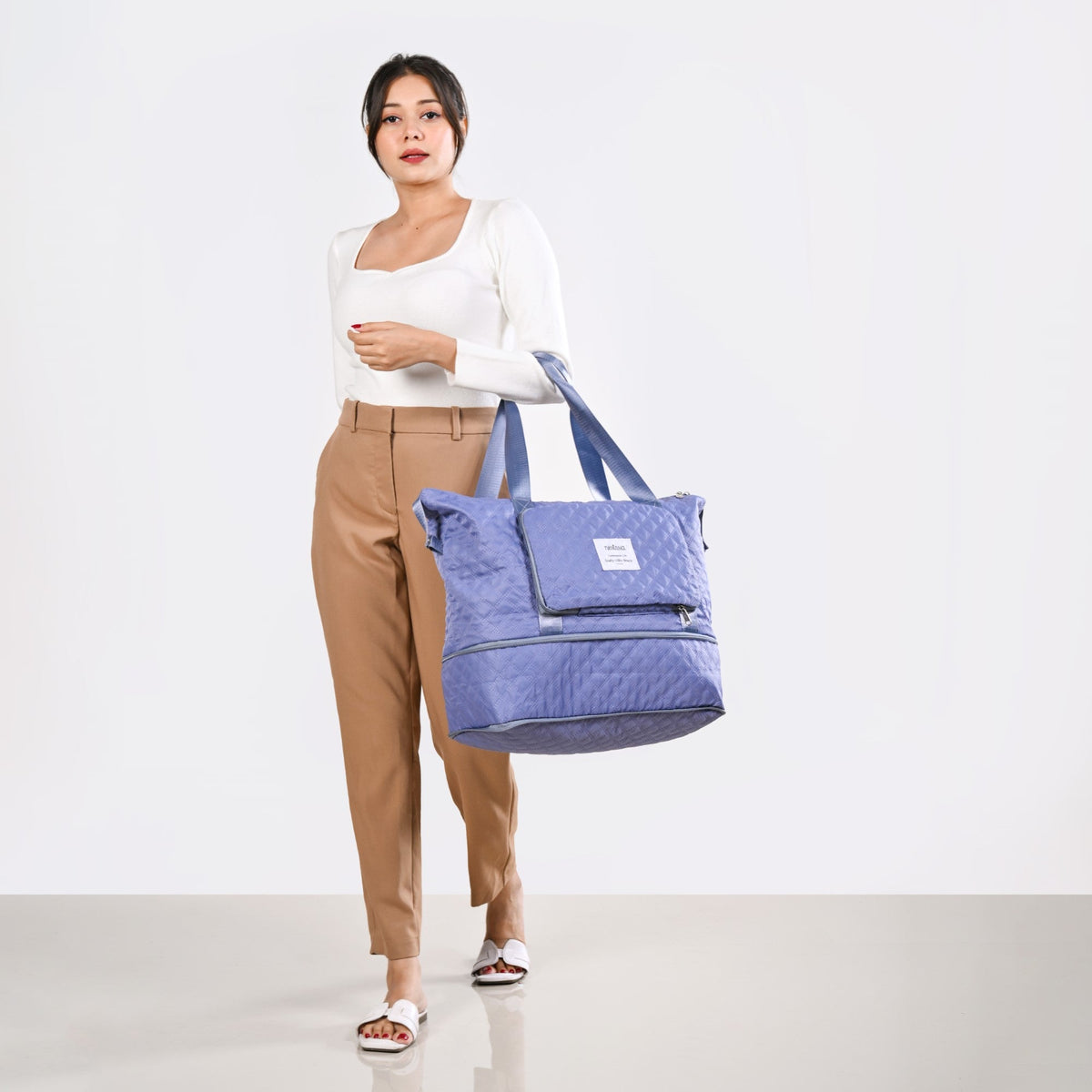 Montara Travel Tote Bag Expandable Foldable Nestasia