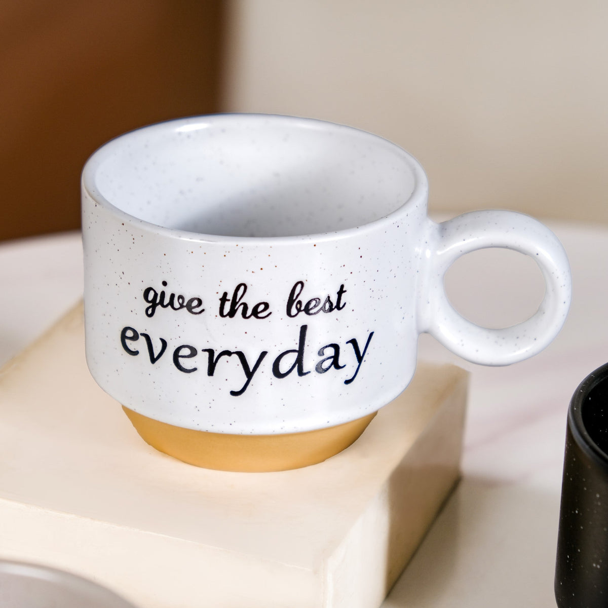 Productivity Quotes Stackable Cup Set Of 4 215ml Nestasia