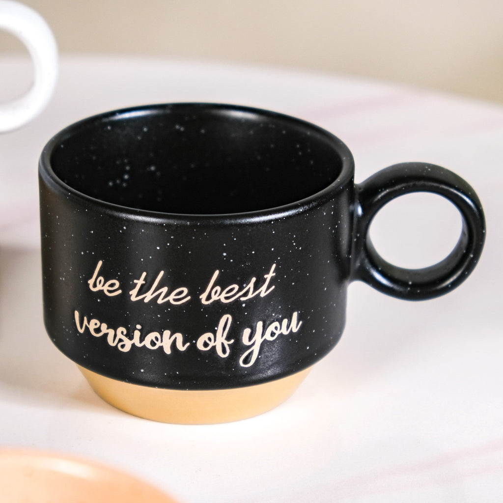 Productivity Quotes Stackable Cup Set Of 4 215ml Nestasia