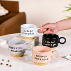 Productivity Quotes Stackable Cup Set Of 4 215ml Nestasia